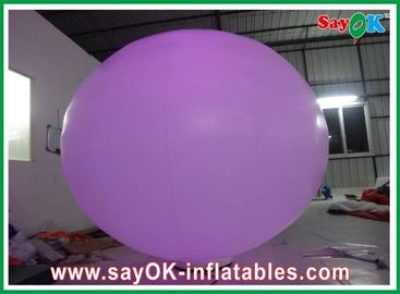 2 Meter aufblasbare Beleuchtungs-Dekoration, aufblasbarer heller Ballon mit Ground-Ball