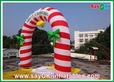Aufblasbare Feiertags-Dekorationen PVCs, Partei-aufblasbarer Weihnachtsbogen