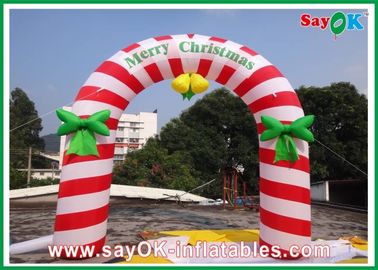 Aufblasbare Feiertags-Dekorationen PVCs, Partei-aufblasbarer Weihnachtsbogen