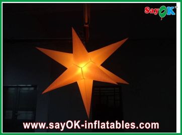 Durchmesser-Nylon-Stoff des Hochzeitsfest-aufblasbarer Beleuchtungs-Stern-2m