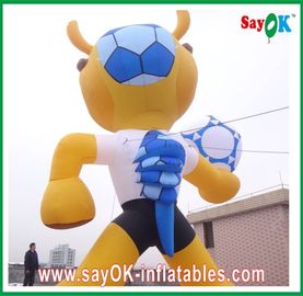 Sport Spiele Aufblasbare Zeichentrickfiguren H3 - 8m PVC bunte Maskottchen Zeichentrickfiguren für Geburtstagsfeiern