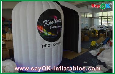Lustiger Passfotoautomat stützt Logo Printed Inflatable Foto Booth, der für das Foto-Nehmen tragbar ist
