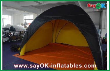 Outwell-Luft-Zelt-dauerhaftes aufblasbares Campingzelt-Schwarzes außerhalb gelben inneren besonders angefertigt