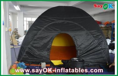 Outwell-Luft-Zelt-dauerhaftes aufblasbares Campingzelt-Schwarzes außerhalb gelben inneren besonders angefertigt
