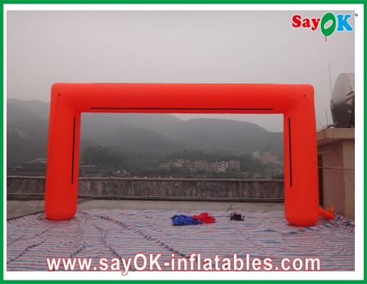 Aufblasbarer Bogen Ballon-Bogen-Rahmen PVCs/Oxford-Stoffes, Logo Inflatable Square Finishing Arch