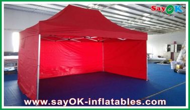 Ereignis-Überdachungs-Zelt-Oxford-Stoff-dauerhaftes Knall--Obenzelt-Aluminiumrahmen rot mit Drucken