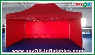 Ereignis-Überdachungs-Zelt-Oxford-Stoff-dauerhaftes Knall--Obenzelt-Aluminiumrahmen rot mit Drucken