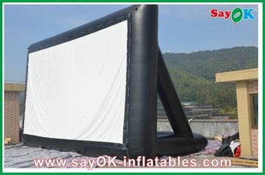 Tragbarer Kinoleinwand-Projektions-Stoff im Freien aufblasbarer Fernsehschirm 6 x 3m CER/SGS Zertifikat