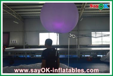 Aufblasbare Beleuchtungs-Dekoration Advertsing, aufblasbarer Rucksack-Ballon des Nylonstoff-190T
