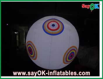 Logo, das aufblasbare Beleuchtungs-hängenden Ball für Hochzeits-Zeremonie/Bühnenbild druckt