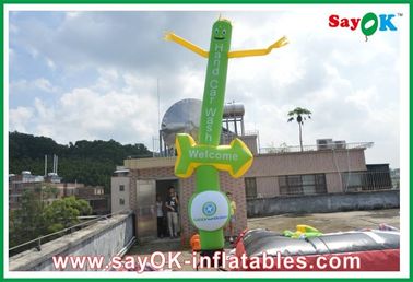 Aufblasbare Werbungs-Mann-Logo Printing Inflatable Sky Dancer-Zwillings-Beine für Festival-Feier