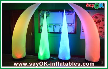 Mode kundengebundenes aufblasbares LED-Licht-Logo-Drucken mit Luft-Gebläse