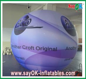 Aufblasbarer Beleuchtungs-Bodenball-Durchmesser 2.5m des Digitaldruck-bunte Werbung für Festival