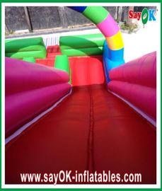 Aufblasbare Rutsche und Rutsche mit Pool-Clown-Thema Aufblasbare Aussteiger-Rutsche Mehrfarbig für Vergnügungspark