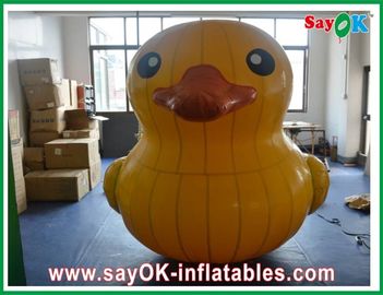 Aufblasbare Tierballons Veranstaltungen Höhe 4M Aufblasbare gelbe Ente kundenspezifisch mit 750w Luftbläser