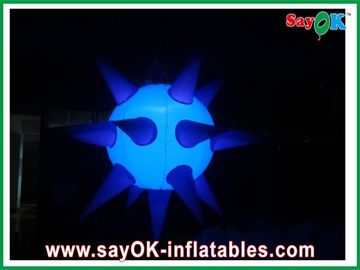 LED-Dekorations-beleuchtet aufblasbarer Seeigel Spike Ball Model With Colorful für Ereignisse und Disco