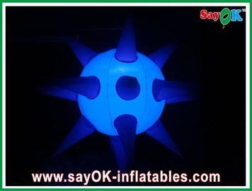 LED-Dekorations-beleuchtet aufblasbarer Seeigel Spike Ball Model With Colorful für Ereignisse und Disco