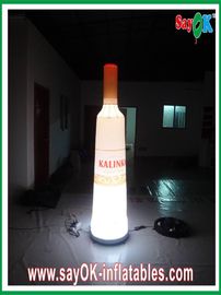 Flaschen-Wein-Höhe 2M des Nylonstoff-190T aufblasbare mit geführten Lichtern