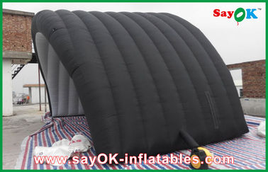 Schwarzes wasserdichtes aufblasbares Luft-Zelt mit Oxford-Stoff und PVC-Beschichtung für aufblasbares Arbeits-Zelt Ourdoor