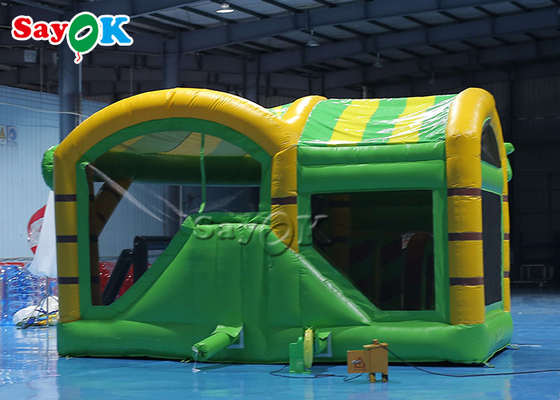 Lion Theme Tarpaulin Inflatable Bounce-Dia für Hinterhof-Öffentlichkeit