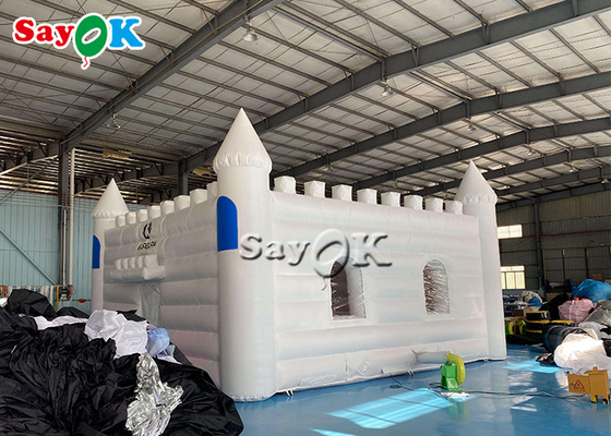 Aufblasbares Yard-Zelt-kundenspezifisches weißes federnd Schloss-Zelt für Hochzeitsfest-Leichtgewichtler