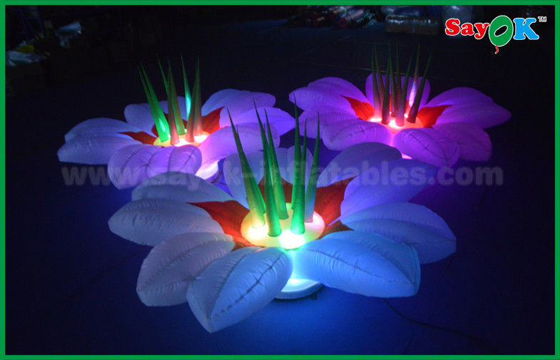 Wunderbares Hochzeits-Stadiums-aufblasbare Beleuchtungs-Dekorations-Blumen-Kette