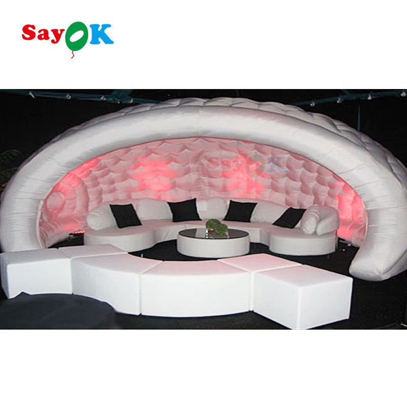 Aufblasbares Kugel-Zelt-tragbares kommerzielles aufblasbares Zelt für Förderungs-Messen-Wind-Widerstand