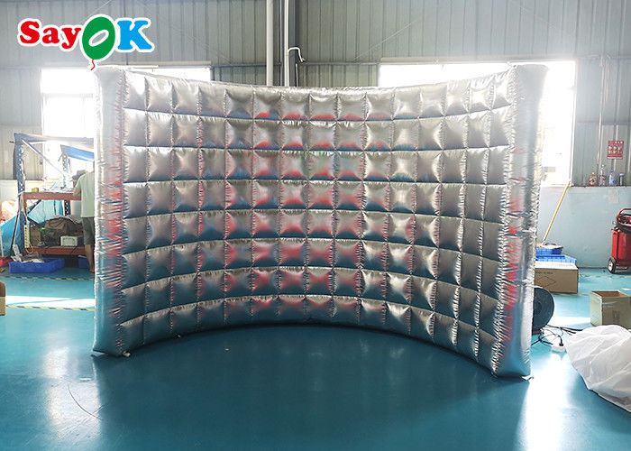 Weiße Passfotoautomat-Wand-Hochzeits-Geburtstags-Ereignis-Werbung LED aufblasbare