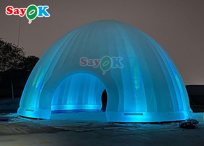 Aufblasbare Luftzelt Veranstaltung Aufblasbare Kuppel Marquee Igloo Mit LED Aufblasbare Yard Zelt