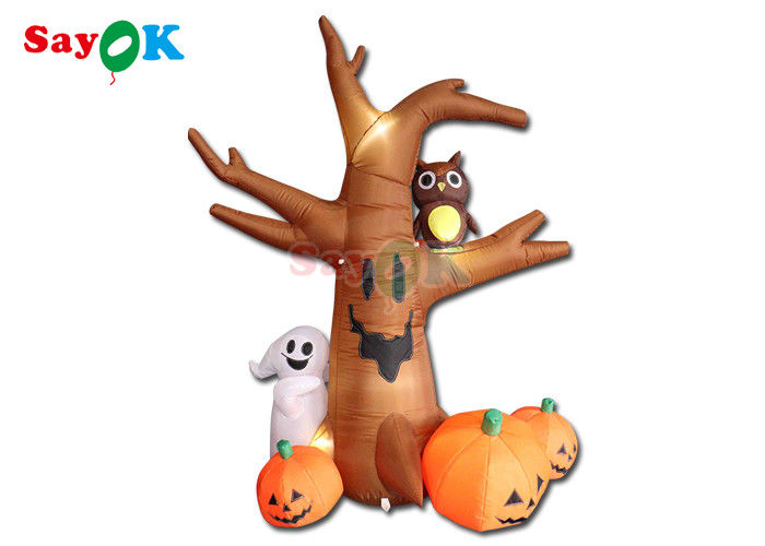 2mH Blow Up Kürbis für den Hof Outdoor Geister Baum Halloween Dekoration