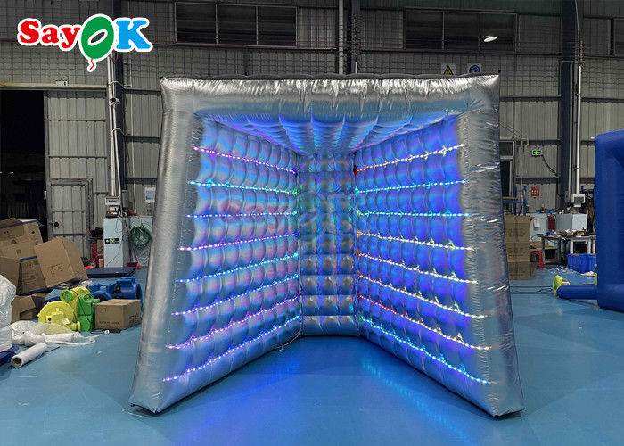 Oxford aufblasbare Fotostand für Geburtstag V-Form Foto-Stand Hintergrund Hintergrund mit Licht