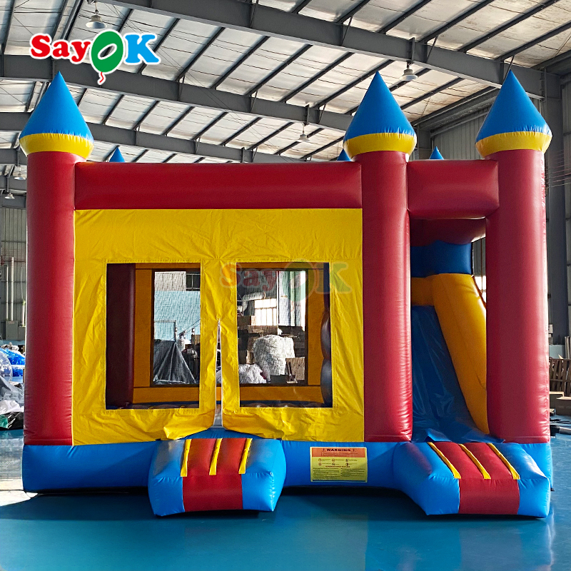 Sayok Hüpfburg Aufblasbare Outdoor Kommerzielle PVC Hüpfburg Combo für Kinder
