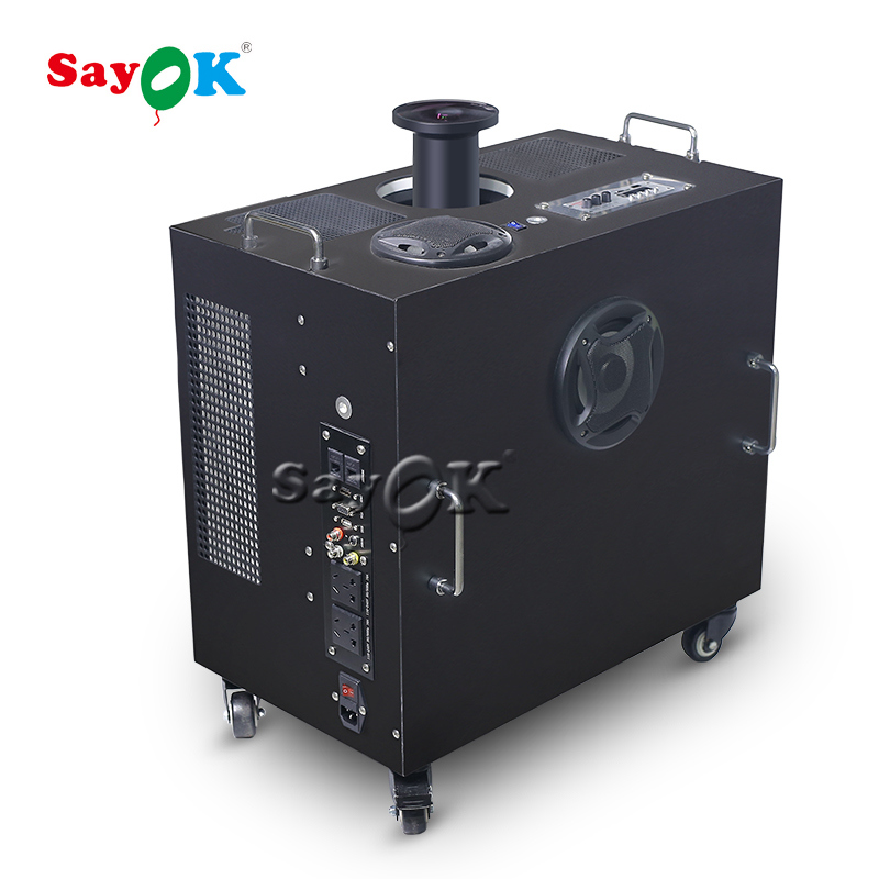 Sayok 6500LM Portable Inflatable Planetarium mit 1-Jahres-Garantie und 4 Rädern für HD-Fulldome-Projektion