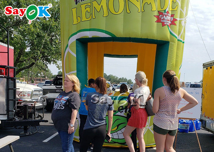 Aufblasbare Gartenzelt Mobil aufblasbare Werbung Limonade Standing Booth Getränke Bar Promotion
