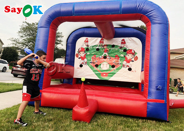 Aufblasbarer Ball-Spiel-Karnevals-aufblasbare Sportspiele zerschlagen herauf Teeball-Baseball-Schießen