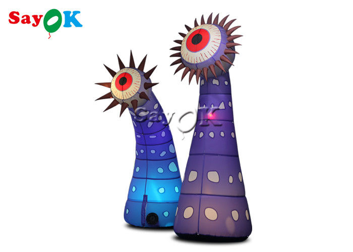 aufblasbare beleuchtende Dekoration LED 190T 4m mustert Blume