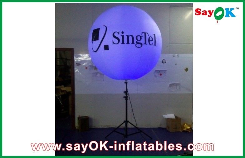 Werbung des aufblasbaren Beleuchtungs-Dekorations-Stand-Ballons mit Stativ, aufblasbarer Beleuchtungs-Stativ-Ballon