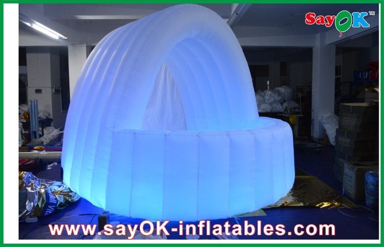 Custom aufblasbares Zelt Outdoor aufblasbares LED-Showzelt, kundenspezifisches LED-Streifen-Zelt aufblasbares Arbeitszelt