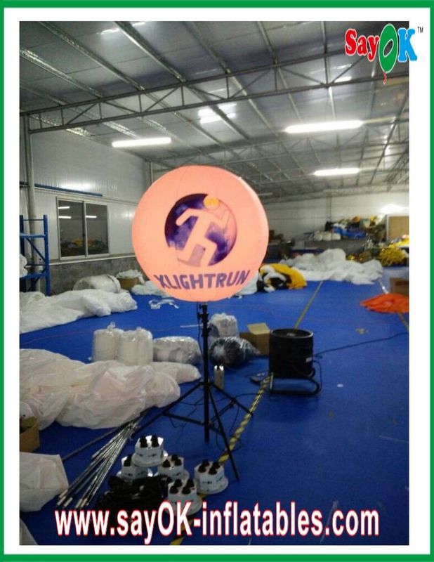 RGB beleuchtet aufblasbaren Nylonstoff SGS ROHS der Beleuchtungs-Dekorations-190T mit Stand