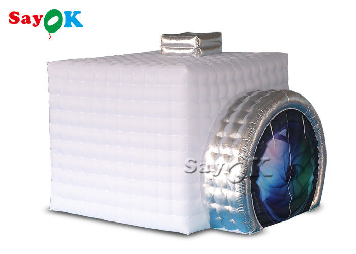 Aufblasbares Festzelt kundengebundener tragbarer aufblasbarer Passfotoautomat mit geführtem Licht