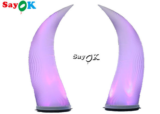 2.5m aufblasbares beleuchtendes Mehrfarbenelfenbein Dekorations-LED für Heiratsereignis-Dekoration