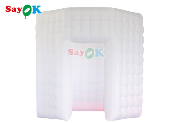 Weißer Oxford-Stoff-aufblasbarer Passfotoautomat für das Ereignis bleifrei