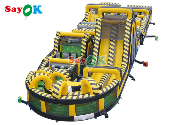 Outdoor Komiker Aufblasbare Hindernisparcours Digitales Drucken Blow Up Hindernisse Spiele
