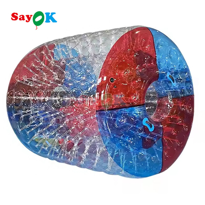 Sayok Aufblasbare Laufblase Zorb Rollkugel PVC-Transparente Wasserspülkugel für Wassersport im Freien