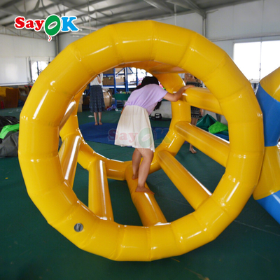 Sayok Aufblasbares Wasser Farbenreiches Laufen Rollenball Aufblasbares Wasser Laufen Schwimmbett Spielzeug