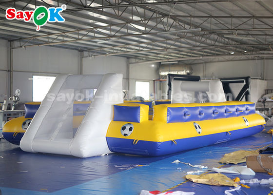 Riesige aufblasbare Fußball 8*5m PVC-Planen-aufblasbare Sportspiel-aufblasbarer Fußballplatz