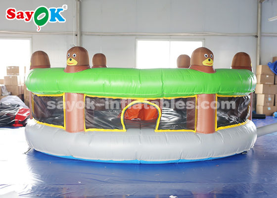 Aufblasbare Rasen-Spiel-lustige aufblasbare Sportspiele/aufblasbare menschliche Mole des Schlag-A mit Luft-Gebläse