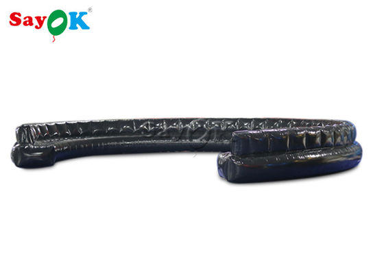 Schwarze luftdicht verschlossene kundenspezifische aufblasbare Produkt-Explosions-Sofa-Gewohnheit 7.3m