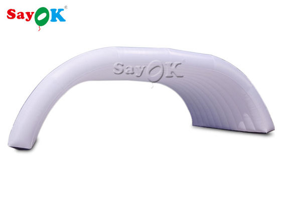 Aufblasbares Zelt 12x6x5mH Weißkuppel Aufblasbares Bühnenzelt für Party-Veranstaltung