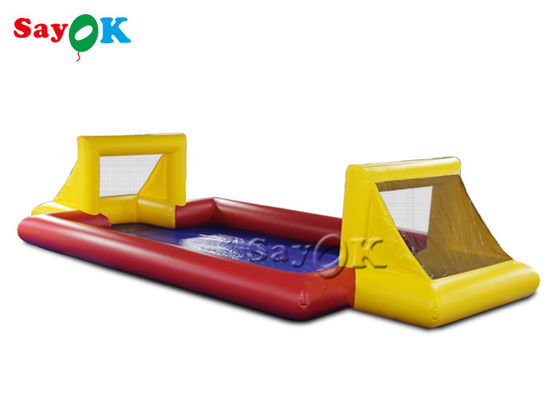 Aufblasbare Fußball-Spiel-wechselwirkende aufblasbare Sportspiel-luftdichter PVC-Fußballplatz